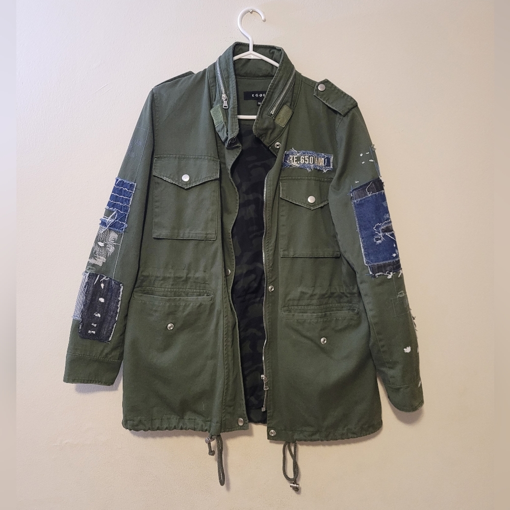 Camo utility jacket